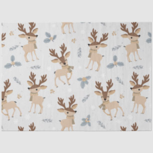 Kerst Kerstmis Herten Serie Design 1 Tissuepapier