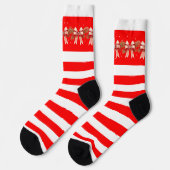 Kerst Kerstmis Kerst Sokken (Links)