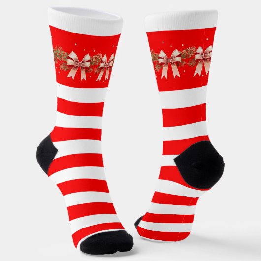 Kerst Kerstmis Kerst Sokken (Gebogen)