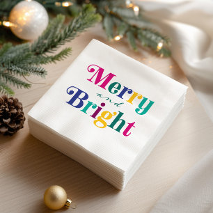 Kerst Kerstmis Kleurrijk Vakantie Servet