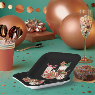 Kerst Kerstmis Koffie Liefhebber Geschenk Xmas Gem Papieren Bordje