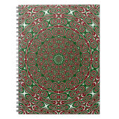 Kerst-kerstmis Mandala Notitieboek (Voorkant)