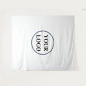 Kerst Kerstmis Modern Cute Logo Wandkleed (Voorkant (horizontaal))