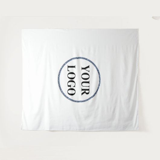 Kerst Kerstmis Modern Cute Logo Wandkleed (Voorkant (horizontaal))