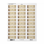 Kerst Kerstmis Retouradreslabel Etiket (Full Sheet)