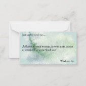 Kerst Kerstmise Kerstdag Kerstkaart Notitiekaartje (Achterkant)