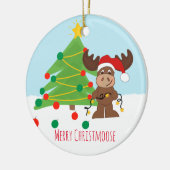 Kerst Kerstmosp Circle-hangend ornament (Links)