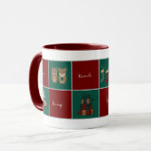 Kerst Kerstmug Merry & Bright Mok (Voorkant links)