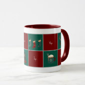 Kerst Kerstmug Merry & Bright Mok (Voorkant rechts)