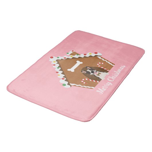 Kerst-kerstontbijtkoek Badmat (Gekanteld)