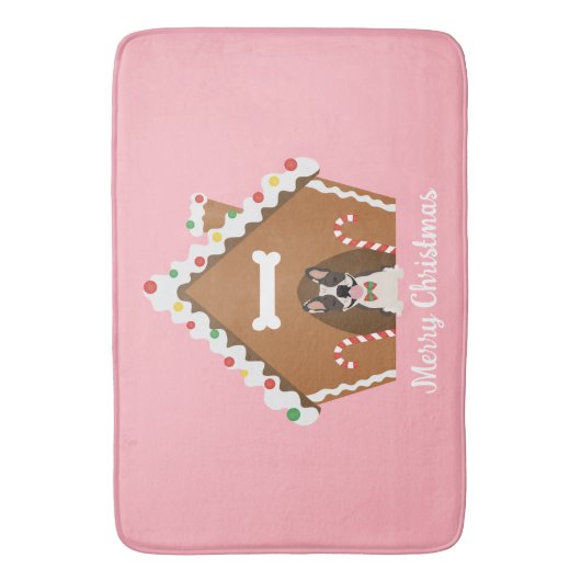 Kerst-kerstontbijtkoek Badmat (Voorkant Verticaal)