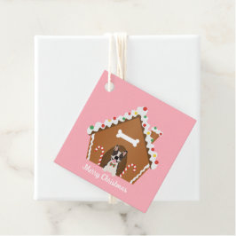 Kerst-kerstontbijtkoek Bedankjes Labels