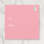 Kerst-kerstontbijtkoek Bedankjes Labels (Achterkant)