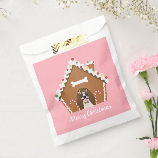 Kerst-kerstontbijtkoek Bedankzakje (Gezegeld)