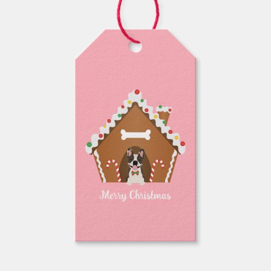 Kerst-kerstontbijtkoek Cadeaulabel (Voorkant)