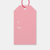 Kerst-kerstontbijtkoek Cadeaulabel (Achterkant)