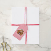 Kerst-kerstontbijtkoek Cadeaulabel (Met Touw)