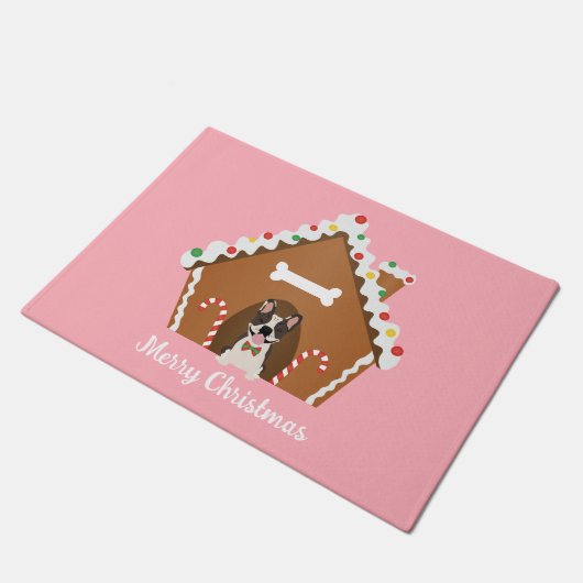 Kerst-kerstontbijtkoek Deurmat (Schuin)