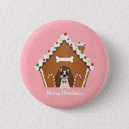 Kerst-kerstontbijtkoek Ronde Button 5,7 Cm