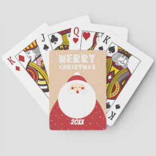Kerst/kerstontwerp/speelkaarten Pokerkaarten