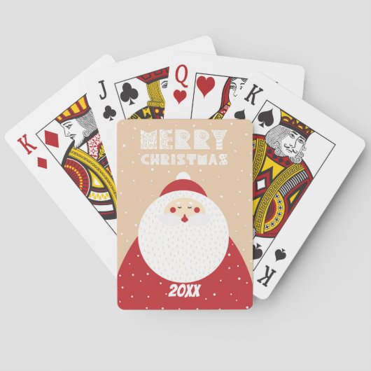 Kerst/kerstontwerp/speelkaarten Pokerkaarten (Achterkant)