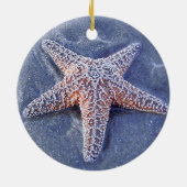 Kerst-kerstooranament Keramisch Ornament (Achterkant)