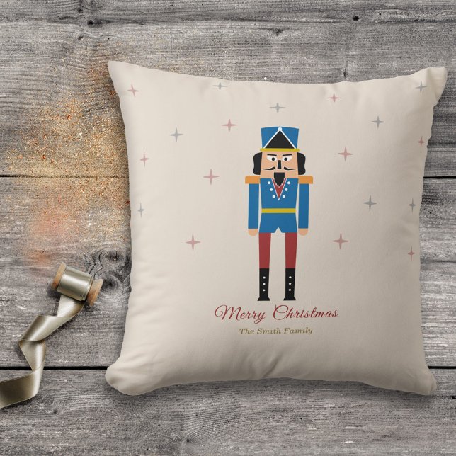 Kerst-kerstpiloot voor de slacht kussen (Nutcracker Christmas Pillow)