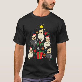 Kerst-kerstsierboom met Cockatiel T-shirt
