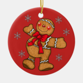 Kerst-kerstsierdecoratie in gebak keramisch ornament