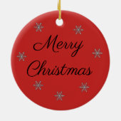 Kerst-kerstsierdecoratie in gebak keramisch ornament (Achterkant)