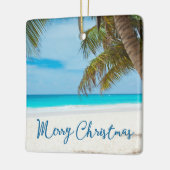 Kerst-kerstsierplein keramische plattegrond keramisch ornament (Links)