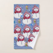 Kerst kerstsnowman Elf Bad Handdoek (Handdoek)