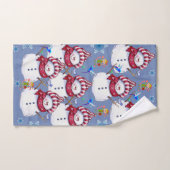 Kerst kerstsnowman Elf Bad Handdoek (Handdoek)