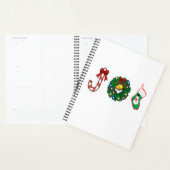 Kerst Kerststok Belletjes krans Sneeuwpop Sock JOY Planner (Display)