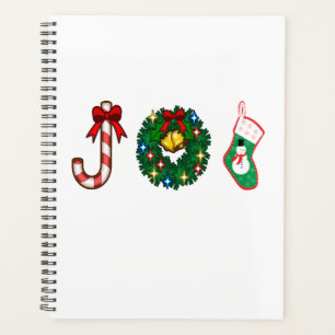 Kerst Kerststok Belletjes krans Sneeuwpop Sock JOY Planner