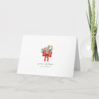 Kerst Kerststok Boog non-foto Kerstmis Feestdagen Kaart