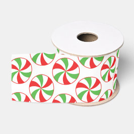 Kerst Kerststok Gedrukte Lint