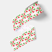 Kerst Kerststok Gedrukte Lint (Achterkant)
