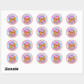 Kerst Kerststok Geen Pinda's Stickers (Vel)