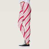 Kerst Kerststok Gestreepte Leggings (Links)