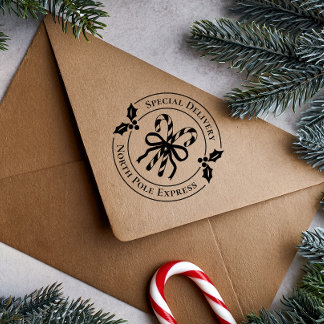 Kerst Kerststok Houten Stempel