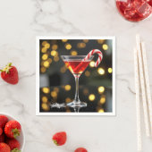 Kerst Kerststok in een Cocktail Servet (Insitu)