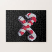 Kerst Kerststok Legpuzzel (Horizontaal)
