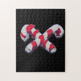 Kerst Kerststok Legpuzzel