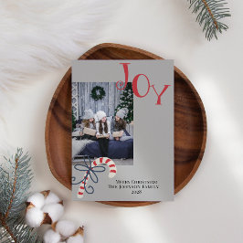 Kerst Kerststok Modern Voeg Eigen Foto Toe Kerstmi Feestdagenkaart