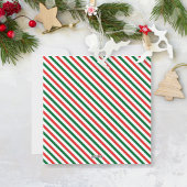 Kerst Kerststok Pepermunt Rood Groen Feestje Kaart