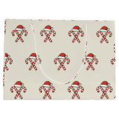 Kerst Kerststok Santa Cadeautas (Achterkant)
