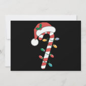 Kerst Kerststok Santa Kerstmis Kinderen  Feestdagenkaart (Voorkant)