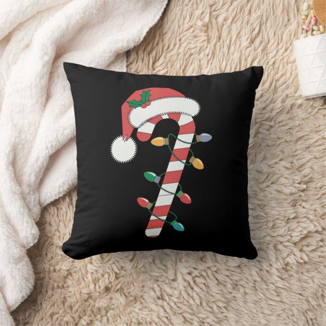 Kerst Kerststok Santa Kerstmis Kinderen  Kussen (Deken)