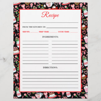Kerst Kerststok Snoep Recept Pagina Flyer